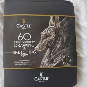 Castle Arts 60+ Drawing & Sketching Set.